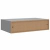 vidaXL 2 db sz&uuml;rke MDF falra szerelhető fi&oacute;kos polc 40 x 23,5 x 10 cm