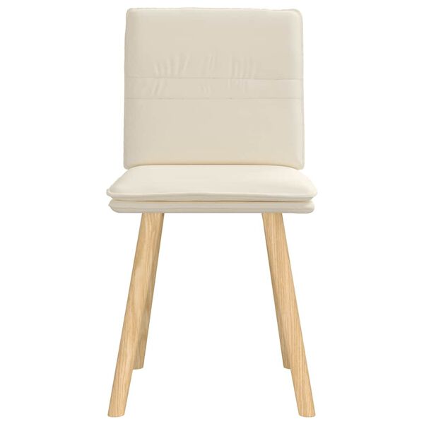 vidaXL 2 db vászon étkezőszék