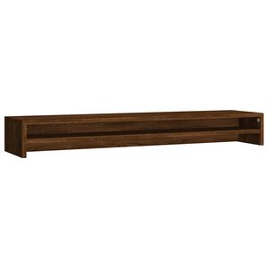 vidaXL barna t&ouml;lgy sz&iacute;nű szerelt fa monitor&aacute;llv&aacute;ny 100 x 24 x 13 cm
