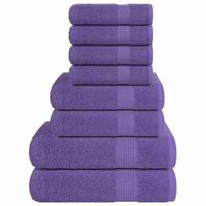 vidaXL 8 db t&ouml;r&ouml;lk&ouml;zőgarnit&uacute;ra FROGN lila 360 g/m&sup2;