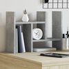 vidaXL betonsz&uuml;rke szerelt fa asztali szervező 34,5 x 15,5 x 35,5 cm
