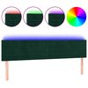vidaXL s&ouml;t&eacute;tz&ouml;ld b&aacute;rsony LED-es fejt&aacute;mla 180x5x78/88 cm