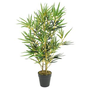 vidaXL z&ouml;ld mű bambuszfa 368 lev&eacute;llel 80 cm