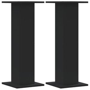 vidaXL 2 db fekete szerelt fa n&ouml;v&eacute;nytart&oacute; &aacute;llv&aacute;ny 30 x 30 x 80 cm