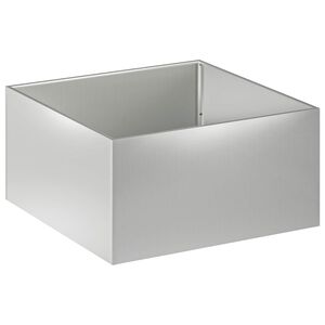 vidaXL Kerti cser&eacute;p Ez&uuml;st 100 x 100 x 40 cm Horganyzott Ac&eacute;l