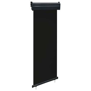 vidaXL fekete erk&eacute;ly oldalnapellenző 65 x 250 cm