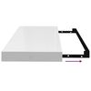 vidaXL magasf&eacute;nyű feh&eacute;r MDF lebegő fali polc 60 x 23,5 x 3,8 cm