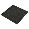 vidaXL Szőnyeg Fekete 50 x 50 cm 20 db Bitumen