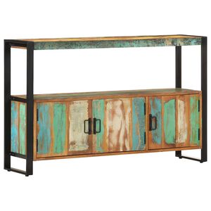 vidaXL t&ouml;m&ouml;r &uacute;jrahasznos&iacute;tott fa t&aacute;lal&oacute;szekr&eacute;ny 120 x 30 x 75 cm