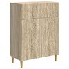 vidaXL Sz&eacute;f Sonoma T&ouml;lgy 66 x 34,5 x 90 cm Szerelt Fa