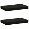 vidaXL 2 darabos padp&aacute;rna VUGHT 2 pcs 100% poli&eacute;szter Fekete