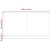 vidaXL Napellenző ponyva Piros &eacute;s Feh&eacute;r 380 x 195 cm Poli&eacute;szter