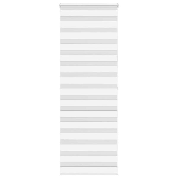 vidaXL zebrafüggönnyel fehér szövetszélesség 65,9 cm poliészter