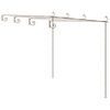 vidaXL antik barna vas kerti pergola 4 x 3 x 2,5 m