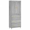 vidaXL sz&uuml;rke sonoma szerelt fa magasszekr&eacute;ny 69,5 x 34 x 180 cm