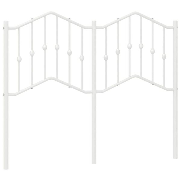 vidaXL fehér fém fejtámla 120 cm