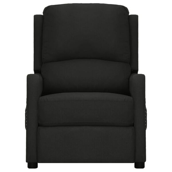 vidaXL fekete sz&ouml;vet elektromos d&ouml;nthető fotel