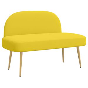 vidaXL K&aacute;rpitozott pad h&aacute;tt&aacute;ml&aacute;val Halv&aacute;nys&aacute;rga 110 x 60 x 76 cm