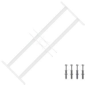 vidaXL Ablakokhoz val&oacute; biztons&aacute;gi r&aacute;cs 2 keresztgerend&aacute;val 43-74 cm