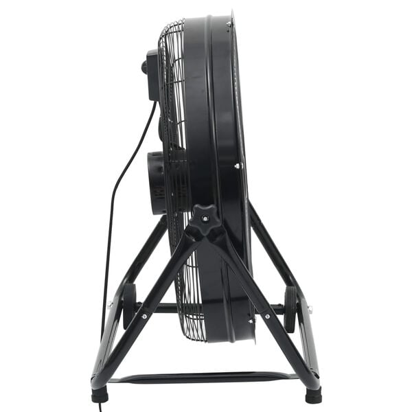 vidaXL fekete ipari dobventil&aacute;tor 60 cm 172,5 W