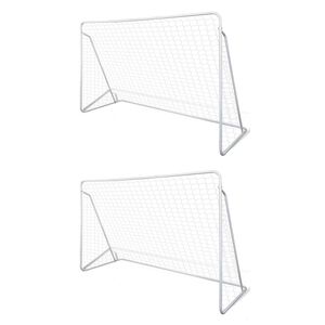 vidaXL 2 db ac&eacute;l focikapu h&aacute;l&oacute;val 240 x 90 x 150 cm