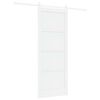vidaXL Cs&uacute;sz&oacute; ajt&oacute; 83 x 211 cm Szerelt Fa Feh&eacute;r