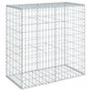 vidaXL horganyzott vas gabion kos&aacute;r fed&eacute;llel 100 x 50 x 100 cm