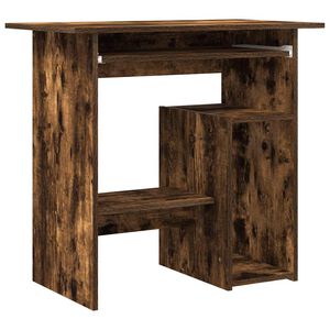vidaXL f&uuml;st&ouml;s t&ouml;lgy sz&iacute;nű szerelt fa &iacute;r&oacute;asztal 80 x 45 x 74 cm