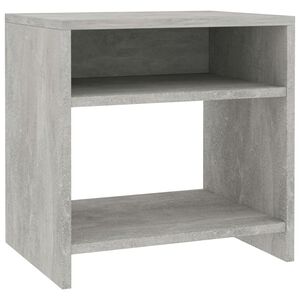 vidaXL betonsz&uuml;rke szerelt fa &eacute;jjeliszekr&eacute;ny 40 x 30 x 40 cm