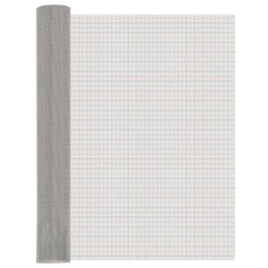 vidaXL H&aacute;l&oacute;s K&eacute;pernyő 80 x 500 cm 8 Mesh Rozsdamentes ac&eacute;l 201 Ez&uuml;st