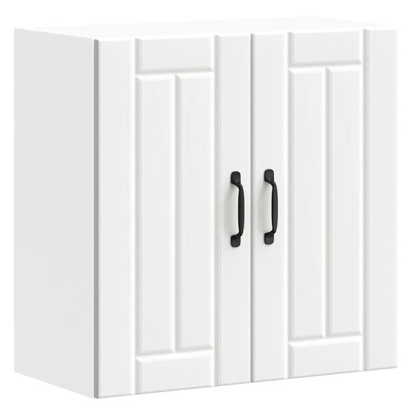 vidaXL konyhai fali szekr&eacute;ny Lucca feh&eacute;r szerelt fa