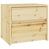 vidaXL t&ouml;m&ouml;r fenyőfa &eacute;jjeliszekr&eacute;ny 40 x 30,5 x 35,5 cm