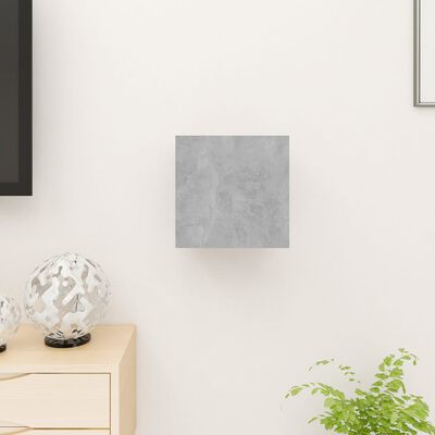 vidaXL betonszürke falra szerelhető TV-szekrény 30,5 x 30 x 30 cm