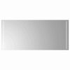 vidaXL LED F&uuml;rdőszoba T&uuml;k&ouml;r t&uuml;k&ouml;rrel &Aacute;tl&aacute;tsz&oacute; 90 x 40 cm edzett &uuml;veg
