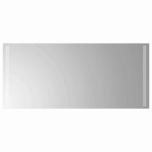 vidaXL LED F&uuml;rdőszoba T&uuml;k&ouml;r t&uuml;k&ouml;rrel &Aacute;tl&aacute;tsz&oacute; 90 x 40 cm edzett &uuml;veg