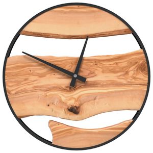 vidaXL barna vas &eacute;s ol&iacute;vafa fali&oacute;ra &Oslash;35 cm