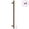 vidaXL 5 db bronz rozsdamentes ac&eacute;l szekr&eacute;nyfoganty&uacute; 320 mm
