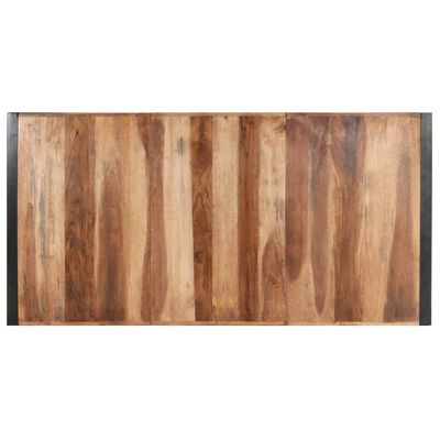 vidaXL paliszander felületű tömör fa dohányzóasztal 180 x 90 x 40 cm