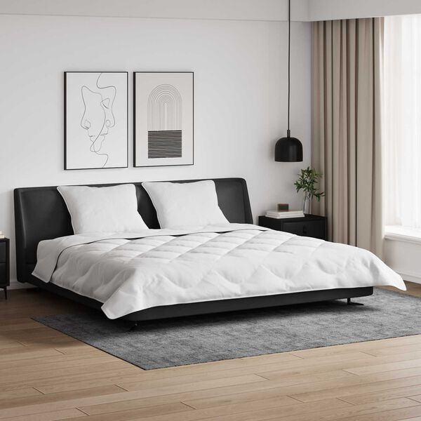 vidaXL T&eacute;li takar&oacute; p&aacute;rn&aacute;val 3 pcs Feh&eacute;r Mikrosz&aacute;l