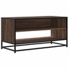 vidaXL barna t&ouml;lgy sz&iacute;nű szerelt fa &eacute;s f&eacute;m TV-szekr&eacute;ny 91x40x46 cm
