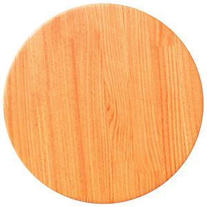 vidaXL viaszbarna t&ouml;m&ouml;r fenyőfa kerek asztallap &Oslash;30 x 2,5 cm