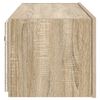 vidaXL sonoma tölgy színű fali TV-szekrény LED-ekkel 80x35x31 cm