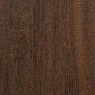 vidaXL 2 db barna tölgy színű szerelt fa kisasztal 40 x 42 x 50 cm