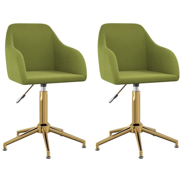 vidaXL 2 db vil&aacute;gosz&ouml;ld b&aacute;rsony forg&oacute; &eacute;tkezősz&eacute;k