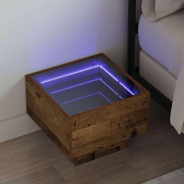 vidaXL Doh&aacute;nyz&oacute;asztal &Ouml;reg fa 40 x 40 x 30 cm Faanyag