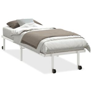 vidaXL feh&eacute;r ac&eacute;l &aacute;gykeret matrac n&eacute;lk&uuml;l &ouml;sszecsukhat&oacute; 75x190 cm