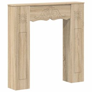 vidaXL Kandall&oacute;keret Sonoma T&ouml;lgy 102 x 20 x 102 cm Szerelt Fa