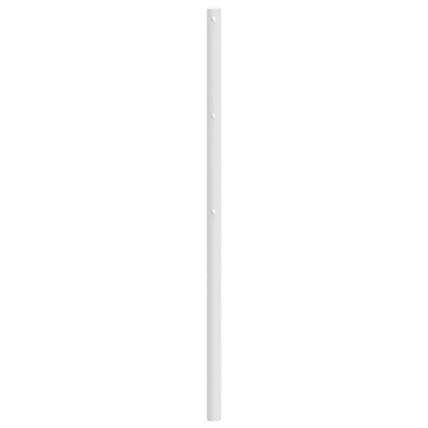 vidaXL feh&eacute;r f&eacute;m fejt&aacute;mla 107 cm