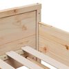vidaXL &Aacute;gykeret matracmal fejt&aacute;ml&aacute;val Barna 80 x 200 cm T&ouml;m&ouml;r fenyőfa