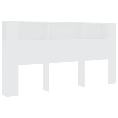 vidaXL fehér áthidaló szekrény 200x18,5x104,5 cm